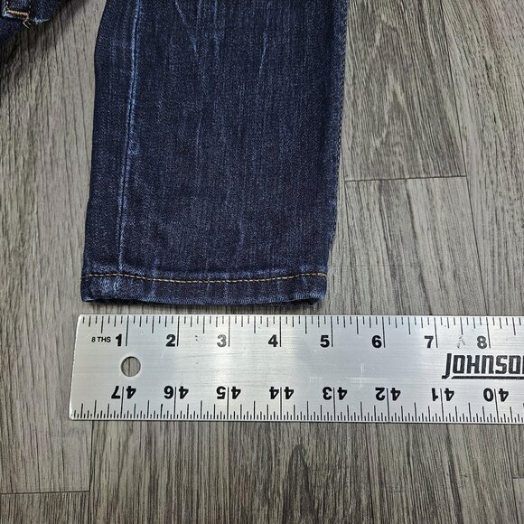 Express Jeans Pants Womens 6S Blue Distressed Legging Mid Rise Skinny Denim - Picture 13 of 13